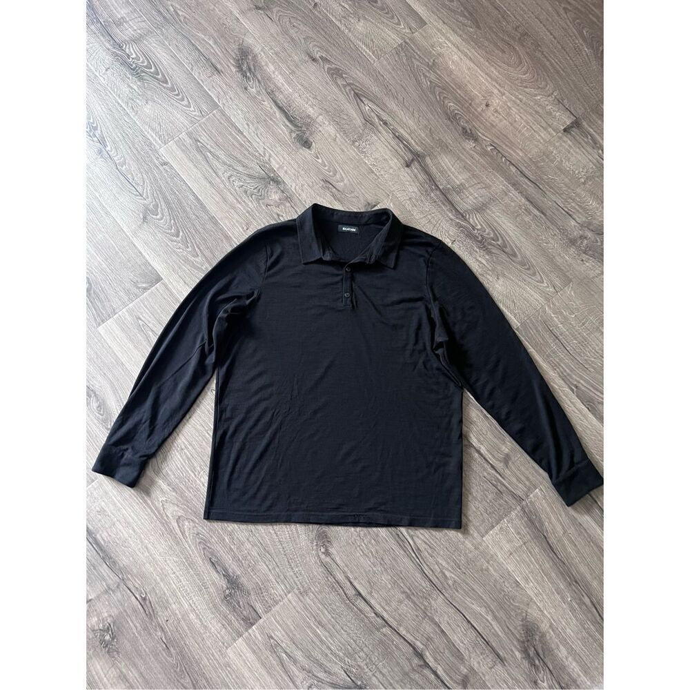 Naadam Polo Shirt Men  XL  Wool Blend Pullover Heathered Casual Preppy